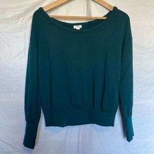 Cuyana french terry boatneck sweatshirt